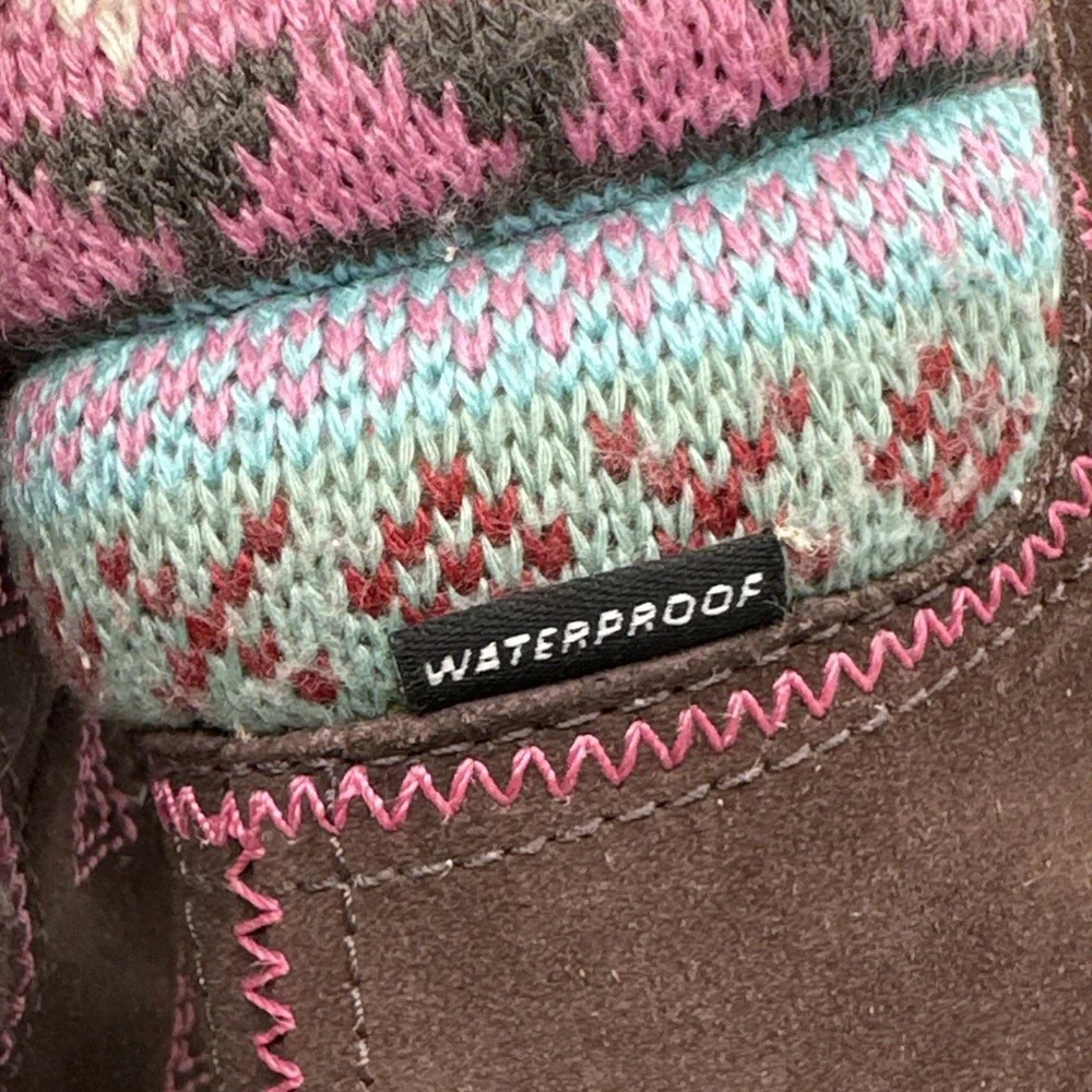 THE NORTH FACE Heat Seeker 200 Gram Insulation Boots Girls Sz 13 LaceUp Faux Fur